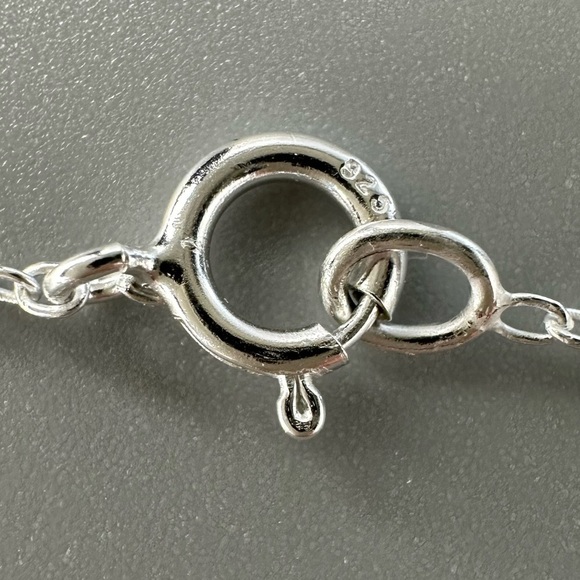 Sterling Silver Fox Constellation Necklace with Cubic Zirconia - Picture 6 of 10